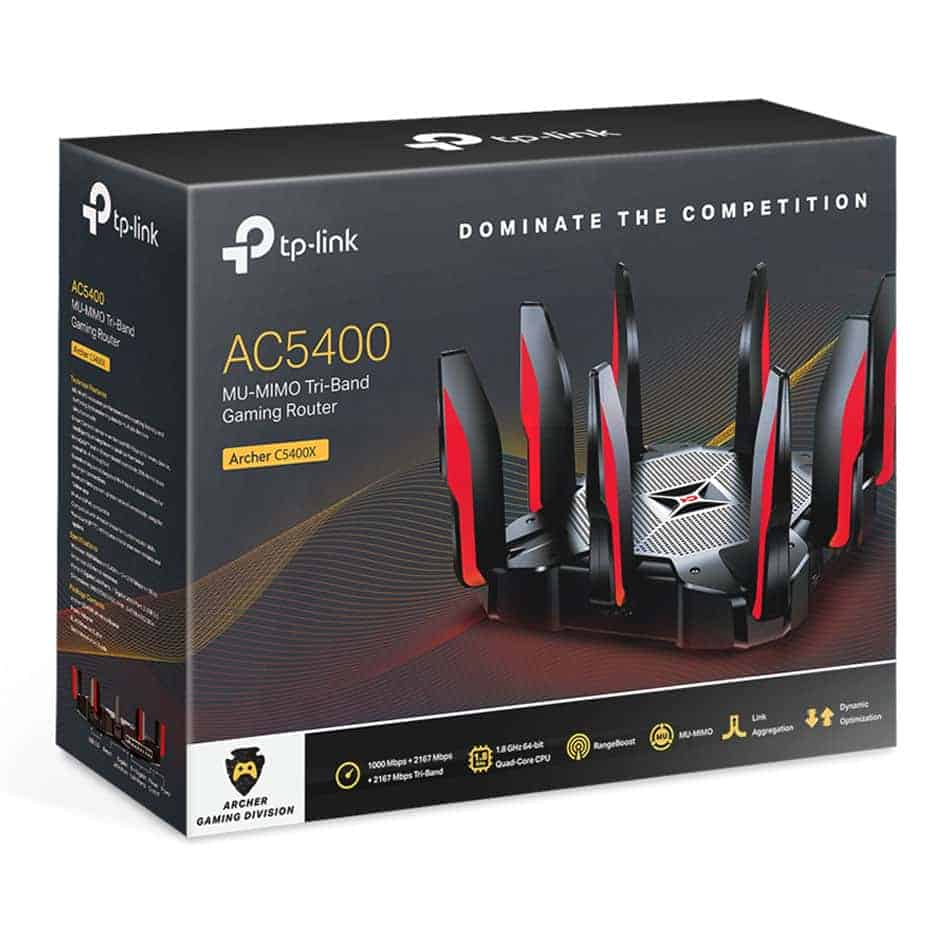 (image for) TP-Link AC5400X MU-MIMO Tri-Band Gaming Router